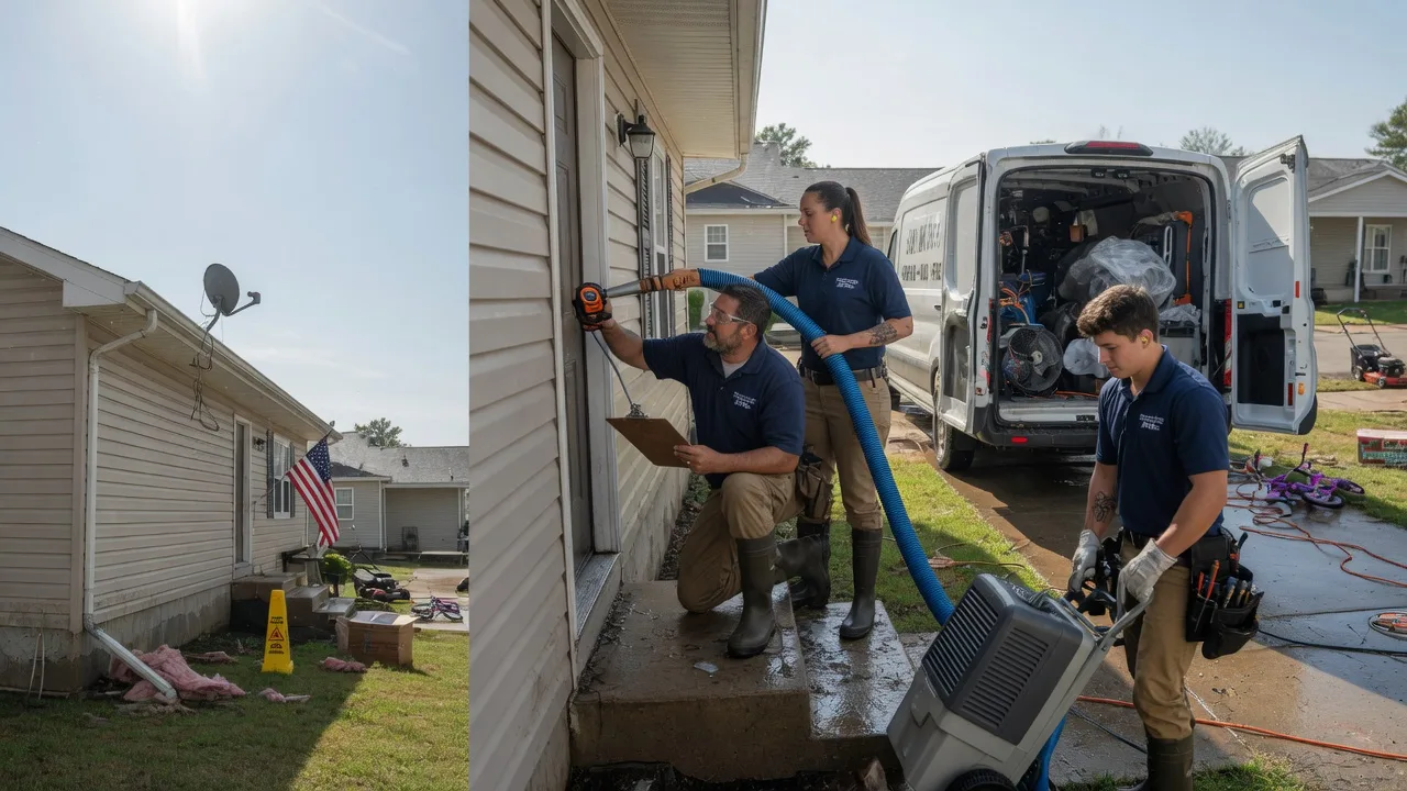 Ceiling Water Damage Restoration in Warsaw, NY near me